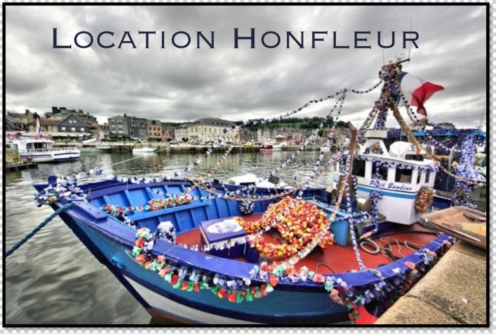 Ferienwohnung Le Bellevue - Beautiful Sea View Honfleur Exterior foto