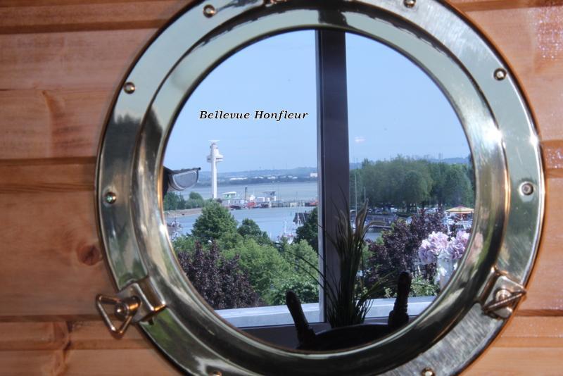 Ferienwohnung Le Bellevue - Beautiful Sea View Honfleur Exterior foto